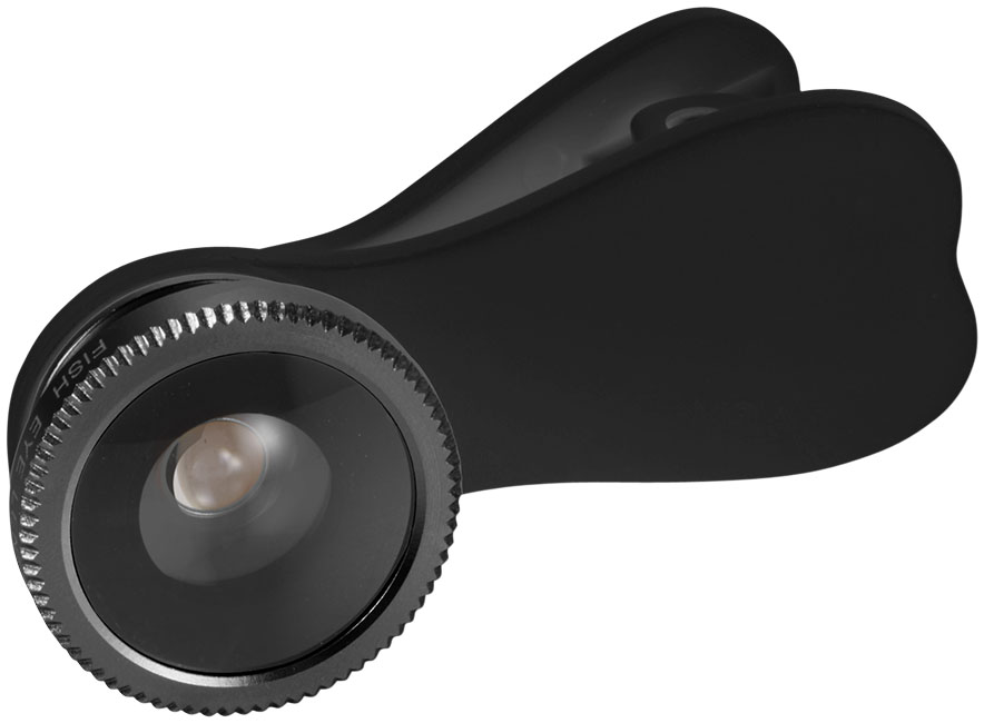 Fisheye smartphone camera lens with clip. MCK