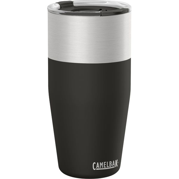 Travel Mug a water and a pint glass McK Promotions Black