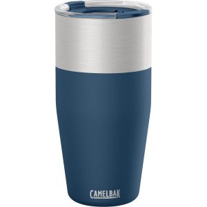Travel Mug a water and a pint glass McK Promotions navy