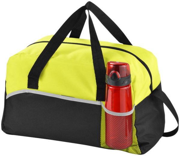 Energy Duffel Overnight Bag - McK Promotions Yellow Bag Front