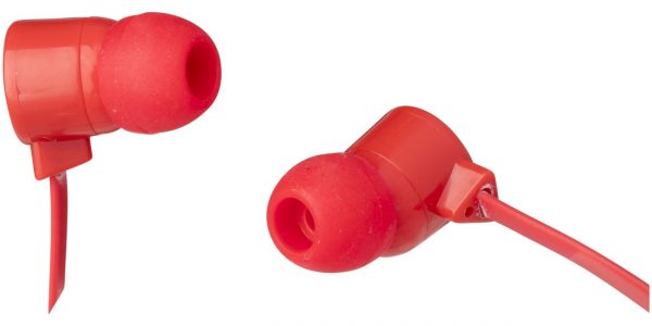 RED Wireless Earbuds Close up - McK Promotions