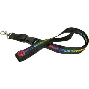 10mm dye sublimated polyester lanyard- mck promotions