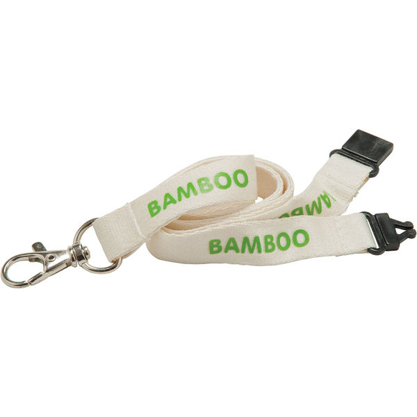 15mm bamboo lanyard - mck promotions