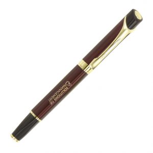 Abbott Deluxe Rollerball Pen (burgendy)- mck promotions