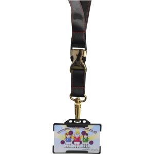 PU Leather lanyard- mck promotions
