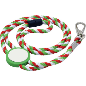 Rope lanyard with Tab inset- mck promotions