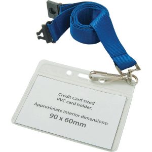 credit card sized lanyard wallet- mck promotions