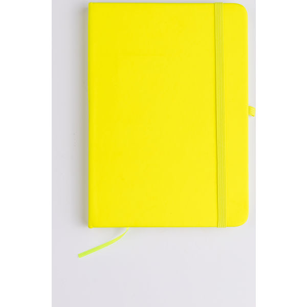 A5 Neon notebook (yellow)- mck promotions