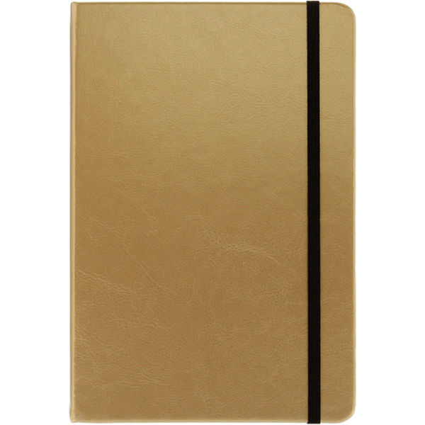 A5 Notebook (gold)- mck promotions