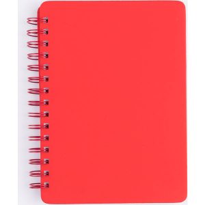 A5 Spiral notebook (red)- mck promotions
