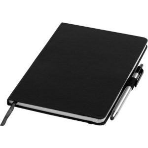 Crown A5 notebook & stylus ballpoint pen- mck promotions