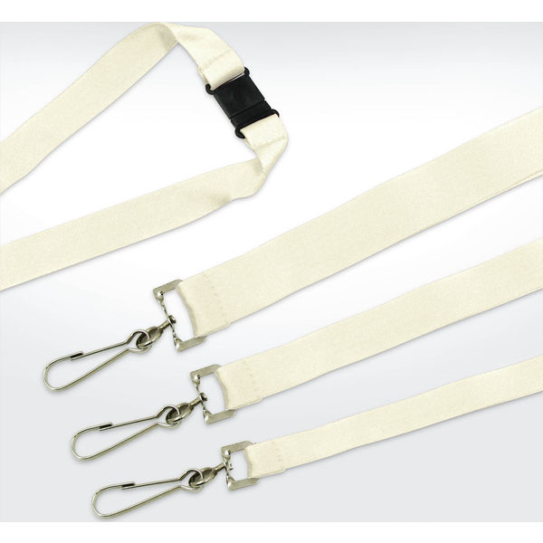 green & good eco lanyards deluxe 10mm - plant fibre. mck promotions