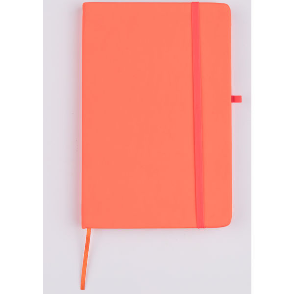 mini neon notebook (orange)- mck promotions