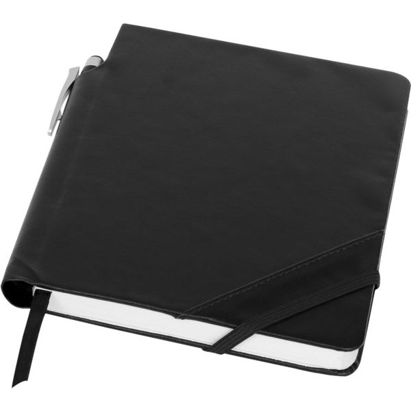 patch the edge notebook and ballpoint pen- mck promotions