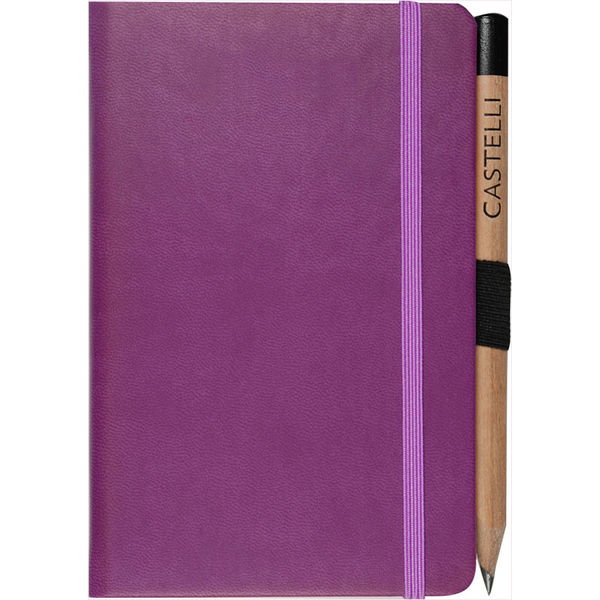 pocket notebook plain Tucson (purple)- mck promotions