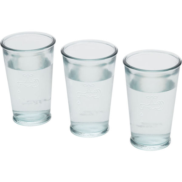 3 water glasses
