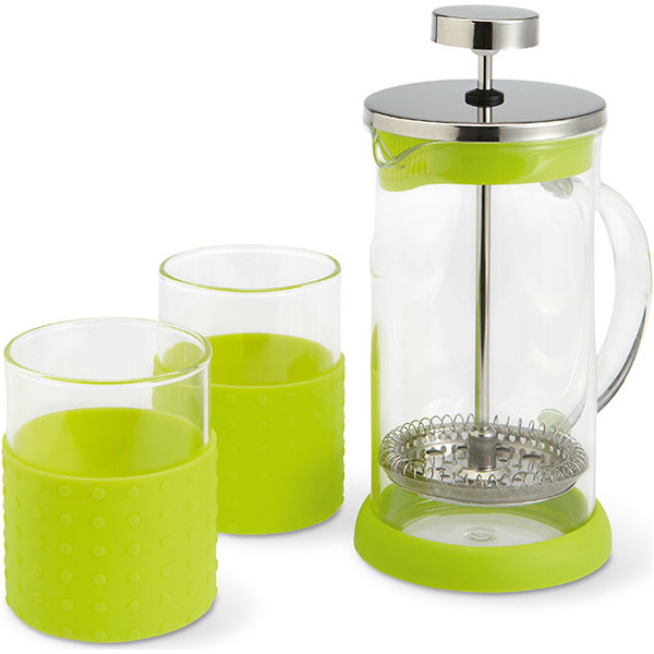 350ml coffeepot with 2 glasses- mck promotions
