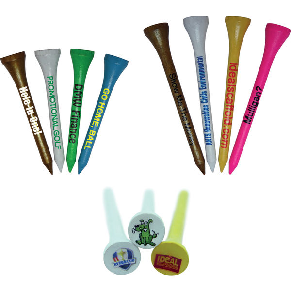55mm wooden golf tees- mck promotions