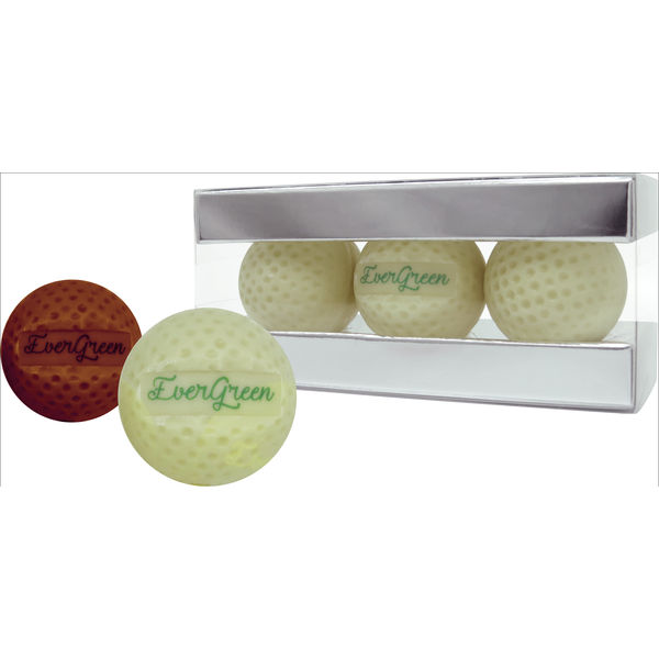 Cocoa ooze chocolate golf balls- mck promotions