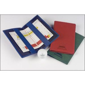 Hampton leather golf scorecard holder- mck promotions
