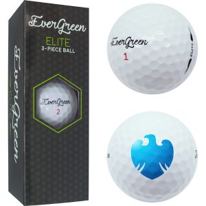 evergreen golf elite 3 piece balls- mck promotions