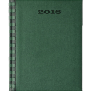 retrohide management quarto desk diary (green)- mck promotions