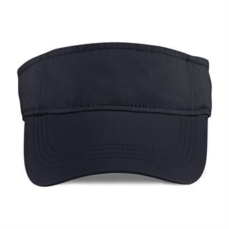 Anvil low-profile twill visor (black)- mck promotions