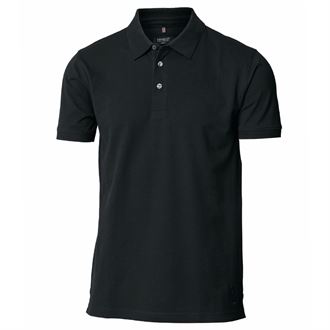 Harvard stretch deluxe polo shirt (BLACK)- mck promotions