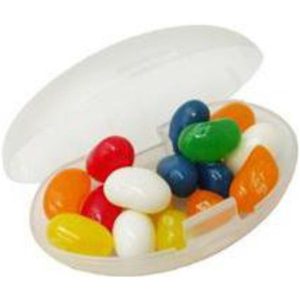 Jelly beans in clear container- mck promotions
