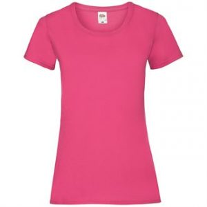 Lady-fit valueweight tee (pink)- mck promotions
