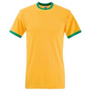 Ringer tee (yellow)- mck promotions