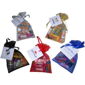 Retro Sweets in an organza bag 75g - MCK Promotions