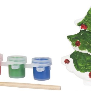 Paint a christmas tree, white- MCK Promotions