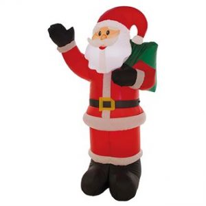 1.8m Inflatable waving Santa - MCK Promotions