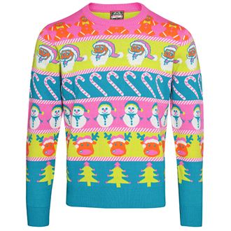 Adult multi character Christmas jumper- MCK Promotions
