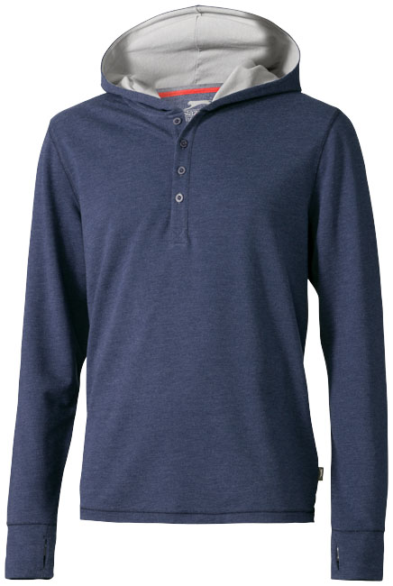 Reflex knit hoodie, heather blue- MCK Promotions