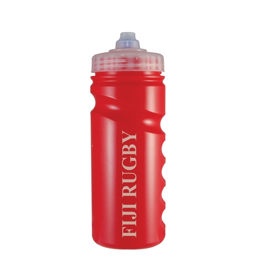 Sports Drinking Bottle 500ml (fingergrip) Red- MCK Promotions