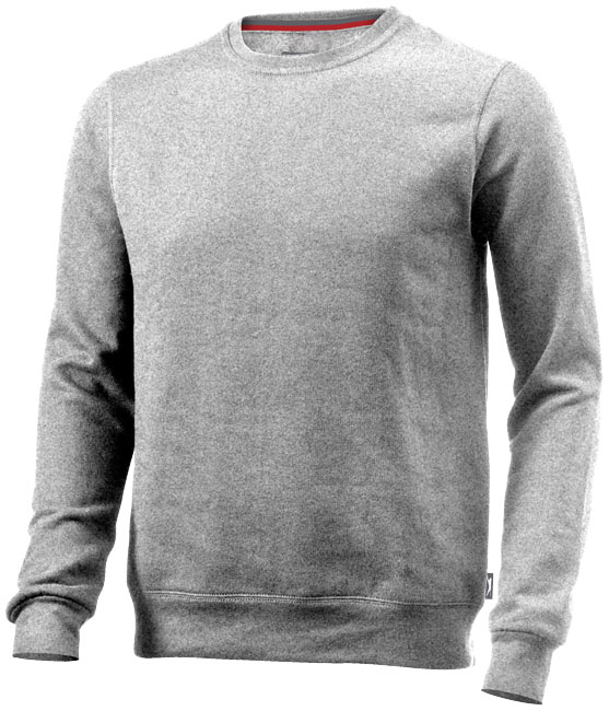 Toss crew neck sweater, grey melange- MCK Promotions