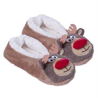 Women's slippers (brown) - MCK Promotions