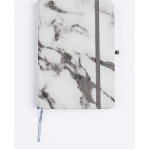 Marble Notebook (grey,white)- MCK Promotions