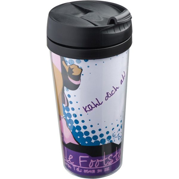 Thermal mug with paper inlay- MCK Promotions