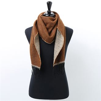 Two-tone scarf (brown)- MCK Promotions