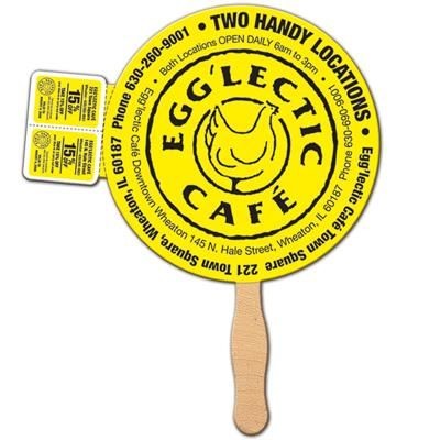 COUPON FAN in Round Shape- MCK Promotions