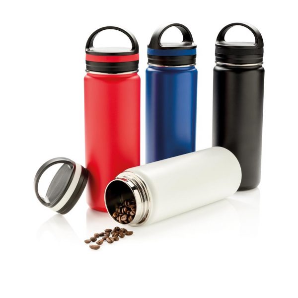 Vacuum insulated leak proof wide mouth bottle- MCK Promotions