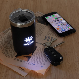 Light up logo coffee mug - MCK Promotions