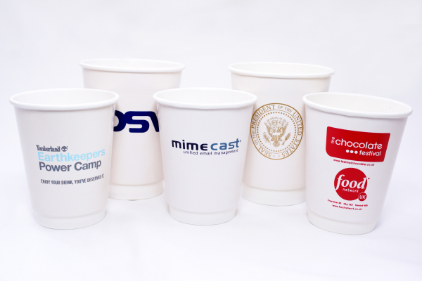 No matter what you need printed paper cups for whether it be cold drinks or hot drinks, We supply a range of branded and bespoke printed single and double wall cups in 4oz, 8oz, 10oz, 12oz, 16oz & 20oz and are available with sip lids and printed cup sleeves All our disposable paper cups are biodegradable, compostable or recyclable helping you do your part for the environment. No Minimum Order Branded with your company logo Custom printed in up to 6 spot colours Fully Recyclable Single and double wall branded paper cups availableNo matter what you need printed paper cups for whether it be cold drinks or hot drinks, We supply a range of branded and bespoke printed single and double wall cups in 4oz, 8oz, 10oz, 12oz, 16oz & 20oz and are available with sip lids and printed cup sleeves All our disposable paper cups are biodegradable, compostable or recyclable helping you do your part for the environment. No Minimum Order Branded with your company logo Custom printed in up to 6 spot colours Fully Recyclable Single and double wall branded paper cups available
