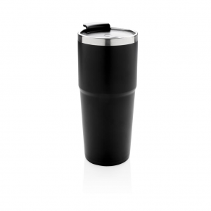 Double wall tumbler. 304 SS inside and ABS plastic outside. Engrave your logo and when picked up and shaken, the tumbler will light up your logo. Including 2 CR2032 cell battery Content: 480 ml.