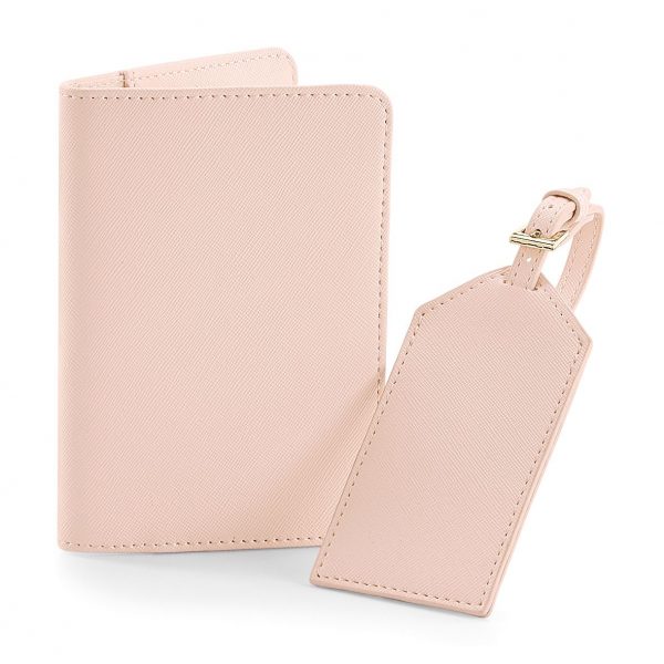 Blush Pink Passport & Bag Tag _ Tomerin Gifts