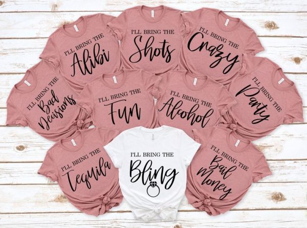 Bridal Tshirts Pink_Tomerin Gifts